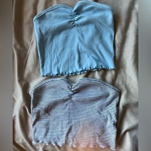 2 PACK - Bandeau Crop Tops from PacSun!